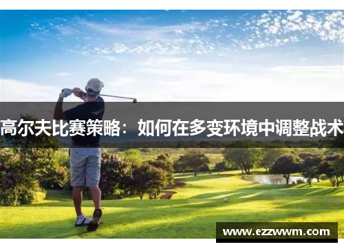 高尔夫比赛策略：如何在多变环境中调整战术